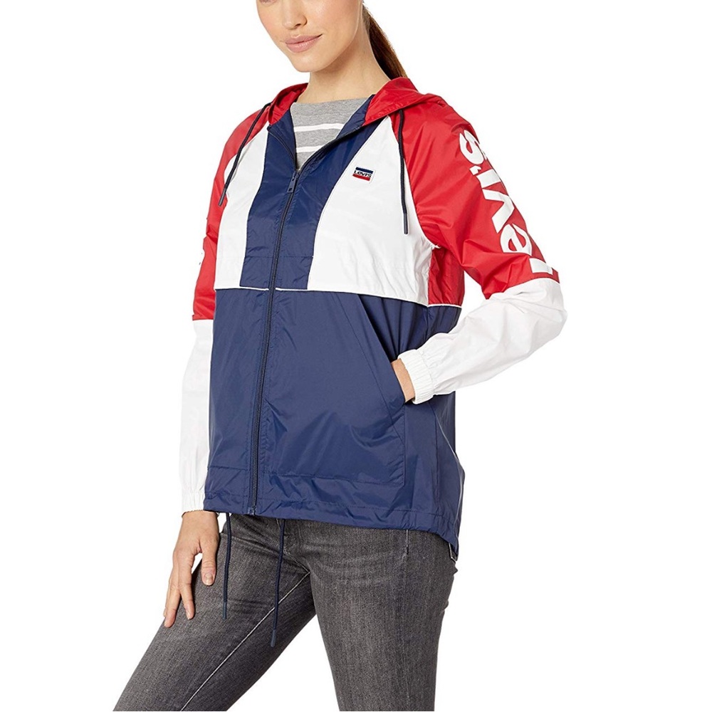 Levi’s Retro Colorblock Windbreaker Jacket - Picture 1 of 7